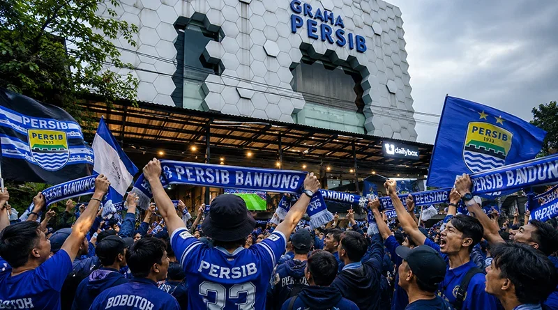 Bandung Membiru! Nobar PERSIB Diserbu Bobotoh