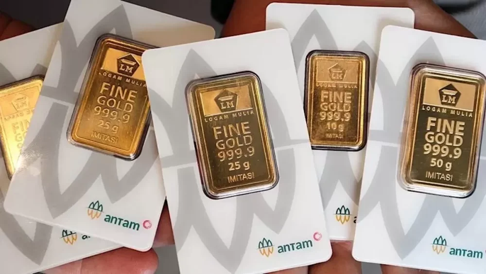 Harga Emas Antam Turun Tipis, Kini Rp2,839 Juta per Gram