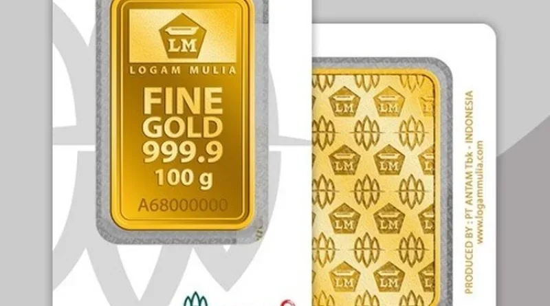 Harga Emas Antam Hari Ini Naik Rp20.000 per Gram