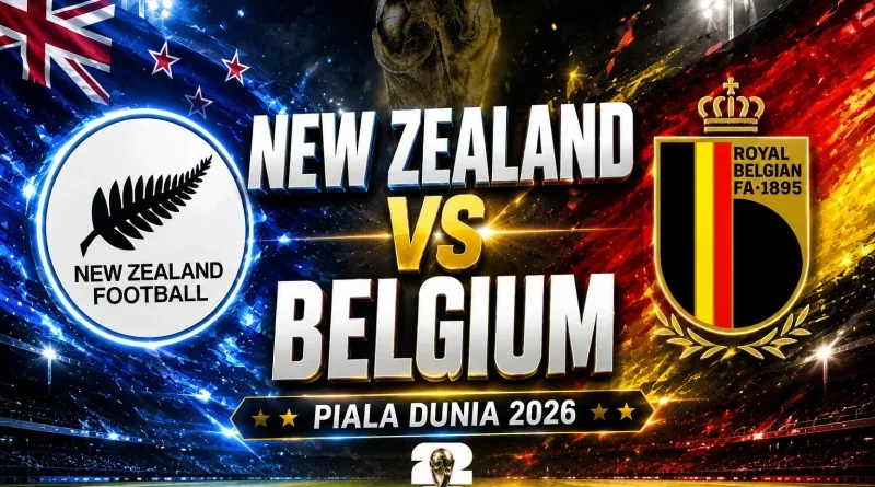 Susunan pemainSelandia Baru vs Belgia Grup G Piala Dunia 2026