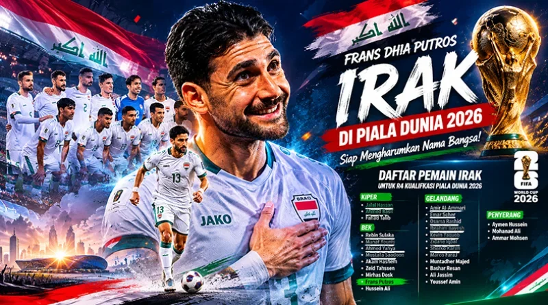 Sukses Antar Persib Juara, Frans Putros Siap Antar Irak di Piala Dunia 2026