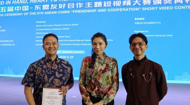 Indonesia Raih Dua Penghargaan di Kontes Video Pendek ASEAN-China Ke-5