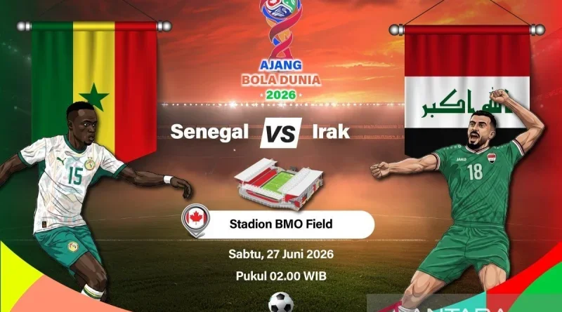 Senegal dan Irak Berebut Tiket 16 Besar Piala Dunia 2026