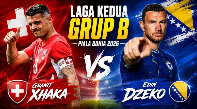 Swiss vs Bosnia dalam Laga Krusial Grup B