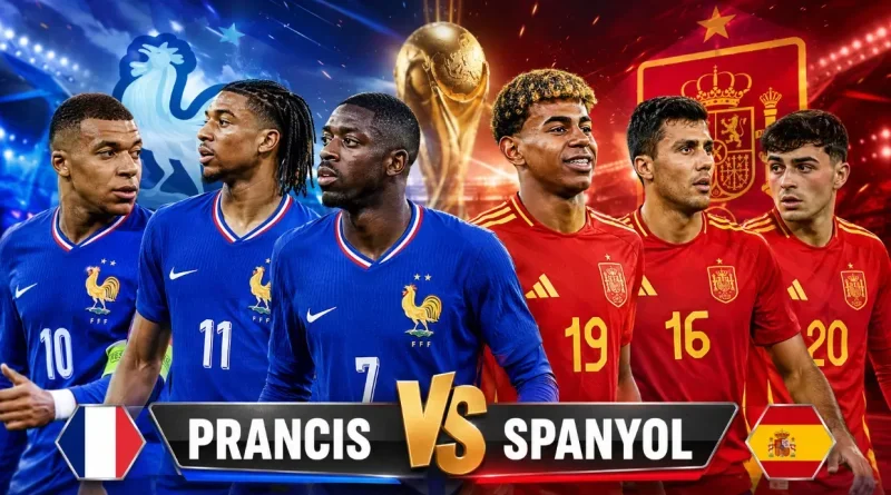 Prediksi Prancis vs Spanyol di Semifinal Piala Dunia 2026