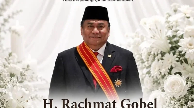 Politikus NasDem Rachmat Gobel Meninggal Dunia