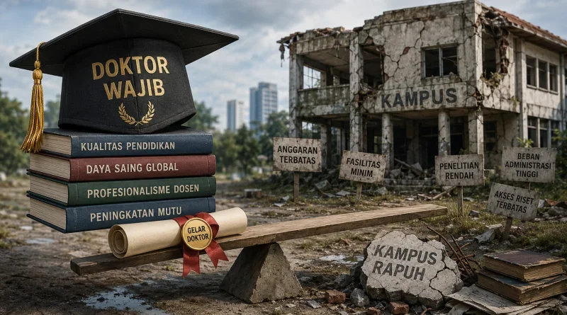 VISI | RUU Sisdiknas: Doktor Wajib, Kampus Rapuh?