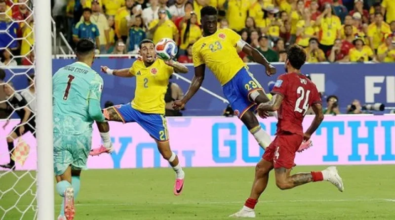 Kolombia Unggul 1-0 atas Ghana pada Babak Pertama