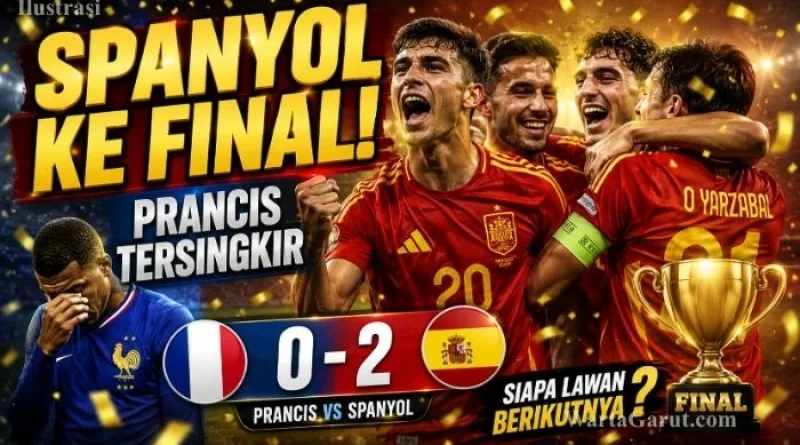 Spanyol Singkirkan Prancis 2-0, Amankan Tiket Final