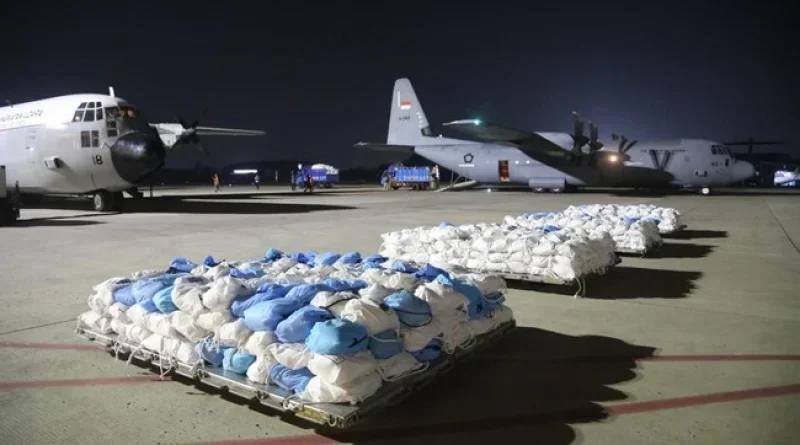 253 Ton Logistik Bantuan Gempa Dikirim ke NTT