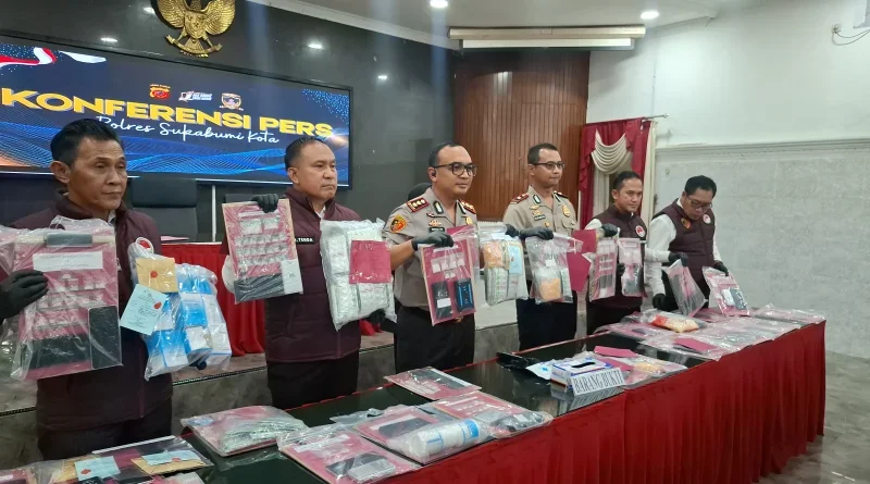 Polisi Ungkap 36 Kasus Narkoba di Sukabumi, 43 Pengedar dan Kurir Ditangkap