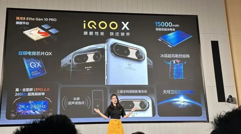 iQOO X Dipamerkan, Bawa Baterai Jumbo 15.000 mAh