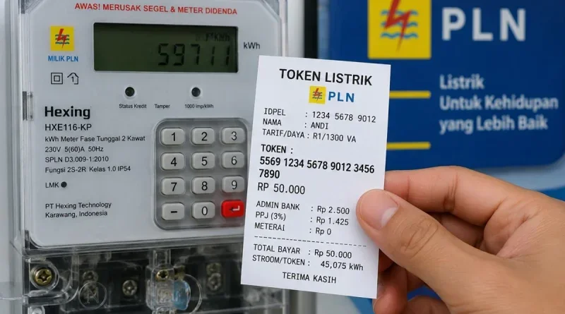 Daftar Harga Token Listrik PLN 10-16 Agustus 2026, Ini Rinciannya