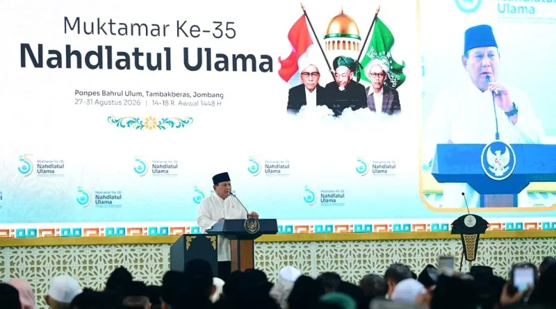 Prabowo Buka Muktamar NU ke-35: NU Penentu Stabilitas Bangsa