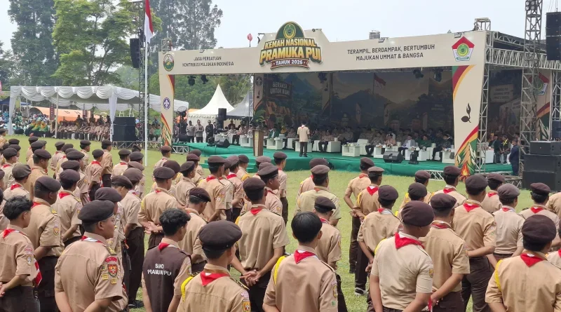Kemah Nasional Pramuka PUI 2026 Digelar di Sukabumi, Diikuti 5.400 Peserta
