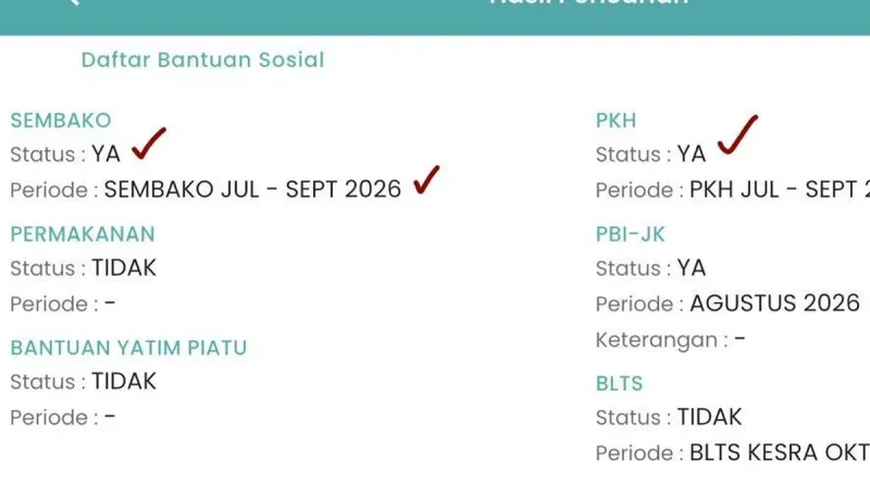 Cara Cek Penerima Bansos September 2026 Pakai NIK KTP