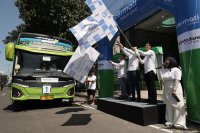 Cermati Fintech Group Gelar #MAUDIKBersama, Berangkatkan 225 Pemudik ke Jawa