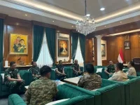 Hangatnya Silaturahmi Menwa dan Pangdam di Makodam