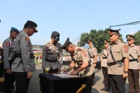 Kasat Lantas, Reskrim hingga Lima Kapolsek di Polres Sukabumi Kota Berganti
