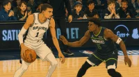 Edwards Bangkitkan Timberwolves Saat Spurs Kehilangan Wembanyama