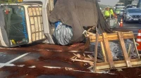 Truk Pengangkut Trafo Terguling di Tol Cipali, Lajur Tertutup