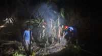Lahan Kosong di Pamuruyan Sukabumi Terbakar