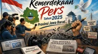 IKP Jawa Barat Turun ke 67,19, Kekerasan Jurnalis dan Tekanan Ekonomi Jadi Sorotan