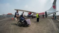 Penerbangan Bandung-Lampung Wings Air Perdana Mengudara dari Husein
