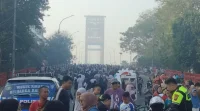 Palembang Dikepung Kabut Asap Karhutla, CFN dan CFD Dihentikan Sementara