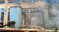 Dua Rumah di Warungkiara Sukabumi Hangus Terbakar