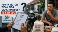 Benarkah Punya Motor Tidak Bisa Dapat Bansos? Ini Kata BPS