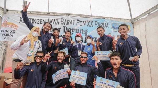 Wakil Wali Kota Bandung Hadir di Venue, Atlet Dayong Raih Emas PON XX/Papua