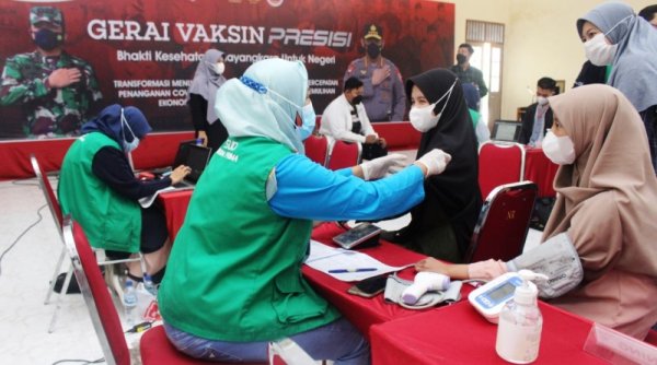 Bekerjasama dengan LDII, Polda Jatim Gelar 'Gerai Vaksin Presisi Berbasis Pesantren'