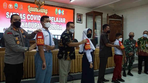 Pengukuhan Satgas Covid-19 Pelajar Langkah Bagus Mengawal Ketertiban Prokes di Sekolah
