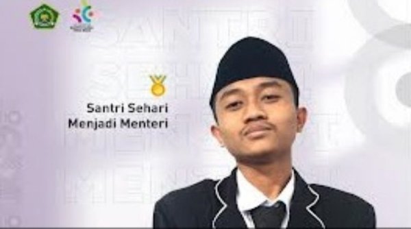 Afi Ahmad Ridlo Terpilih Sebagai Santri Sehari Menjadi Menteri