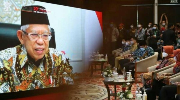 Buka AICIS 2021, Wapres Harap Kajian Keislaman Beri Solusi Hadapi Pandemi 