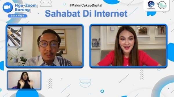 Didukung Luna Maya, Kemenkominfo Kampanyeukan Media Sosial yang Bertanggung Jawab