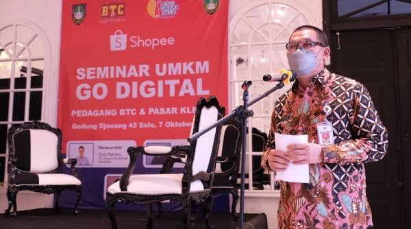 Pelaku UMKM dan Pedagang Pasar Tradisional di Solo Didorong Go Digital