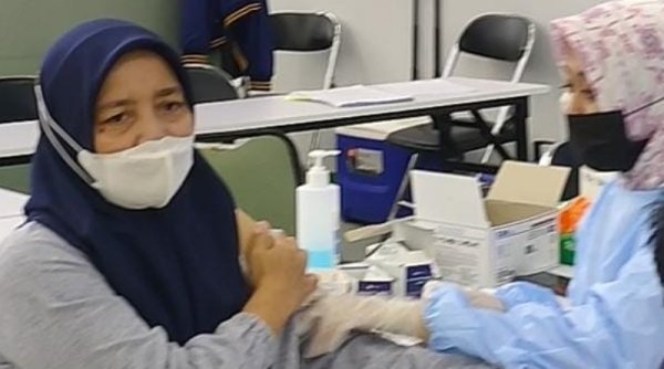 Susah Nyari Vaksin Pfizer? Datang ke Sentra Covid PT. INTI, Tempat Nyaman Parkirnya Luas