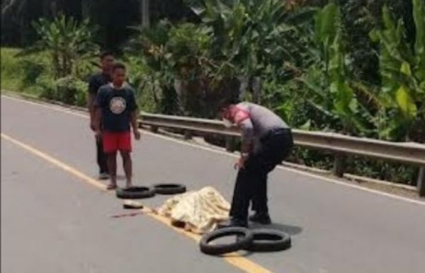 Niat Jemput Anak, Seorang Ibu Tewas Tertabrak Truk