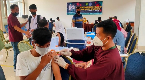 Hampir 100 Persen Siswa KP Baleendah Telah Mengikuti Vaksinasi yang ke-2