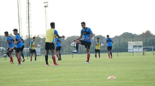 Digodok Habis-habisan, Timnas U-18 Lahap Menu Latihan Berat di Turki