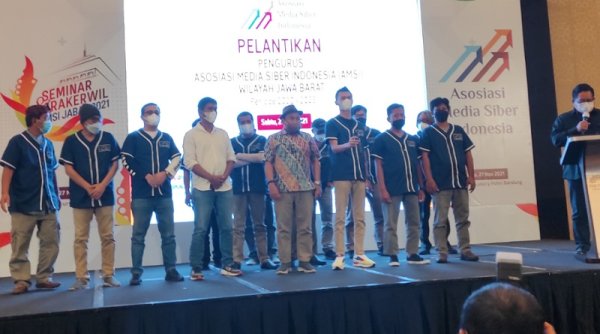 Dinakhodai Riana, Pengurus AMSI Jabar Periode 2020-2023 Dilantik