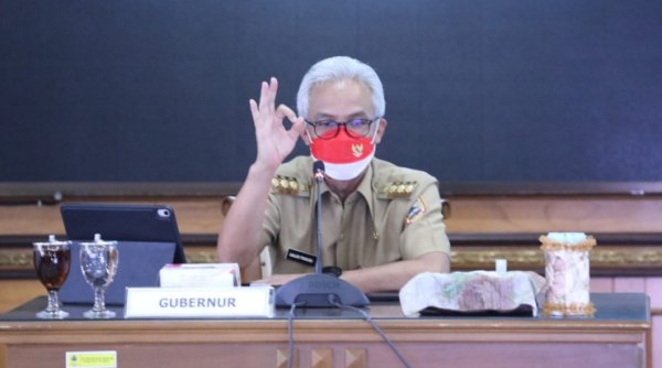 Meski 19 Daerah Nol Kasus, Ganjar Minta Bupati/Walikota Perketat Prokes dan Percepat Vaksinasi