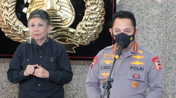 KSAD dan Kapolri Sepakat Perkuat Sinergitas TNI-Polri Jaga Kambtibmas