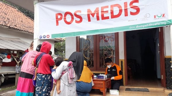 Gelar Layanan Kesehatan Gratis, Dompet Dhuafa Buka Pos Medis di Pengungsian Gunung Semeru