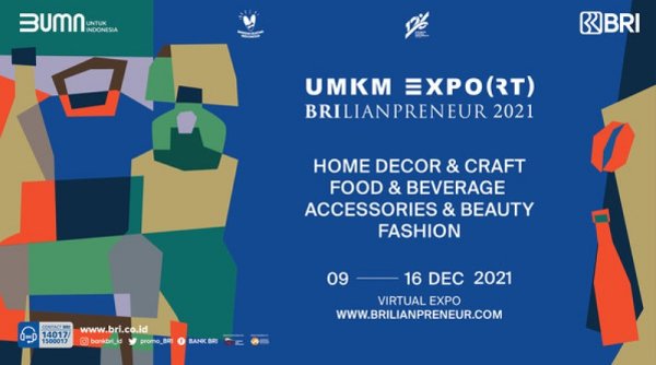 UMKM Expo (RT) Brilianpreneur 2021: BRI Dorong Digitalisasi UMKM Indonesia