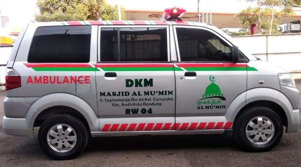 Dari Dana Swadaya, Warga RW-04 Campaka Kota Bandung Beli Mobil Ambulan