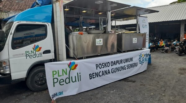 Lewat Foodtruck PLN, Menteri BUMN Jamin Kebutuhan Dasar Pengungsi Erupsi Gunung Semeru