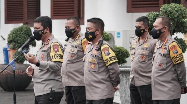 Malam Pergantian Tahun Polrestabes Surabaya Terapkan Pengamanan 3 Ring